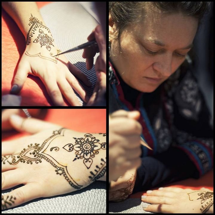 Iwona Salamon. Zdjęcie z profilu użytkownika I love henna art, https://www.facebook.com/hennowanie/