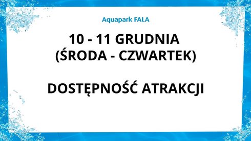 dostępność atrakcji