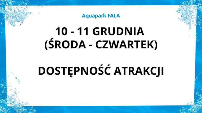  - dostępność atrakcji