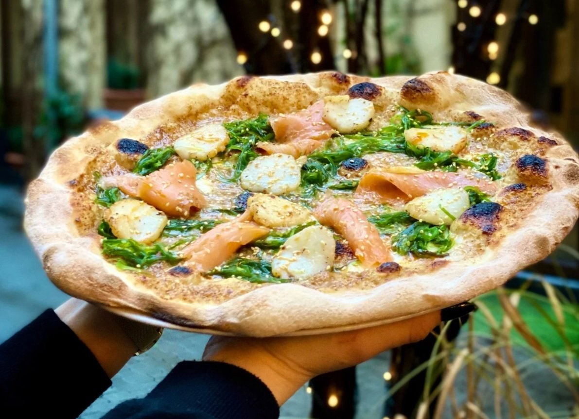 Pizza Sezamkowa 120, fot. Jemy w Łodzi