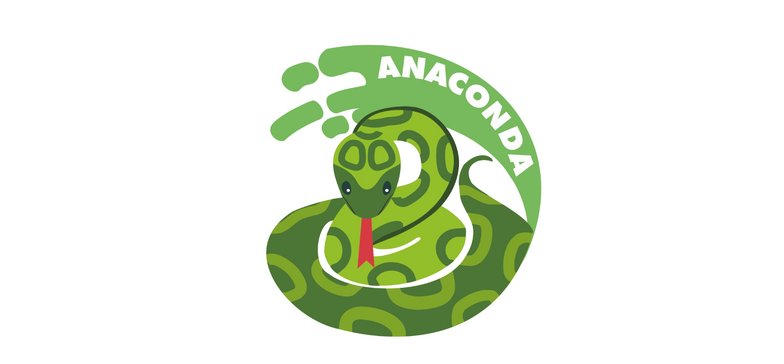 Zielony logotyp MegaZjeżdżalnio Anaconda.