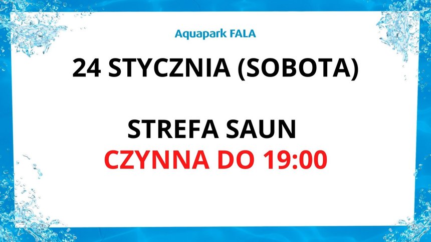 24 strefa saun czynna do 19:00