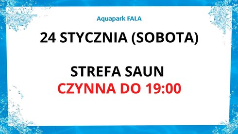 24 strefa saun czynna do 19:00