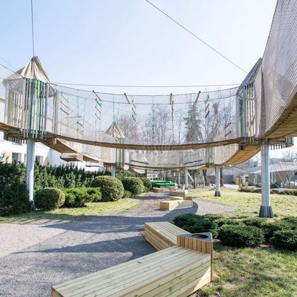 Park linowy w Orientarium w Łodzi, fot. ŁÓDŹ.PL