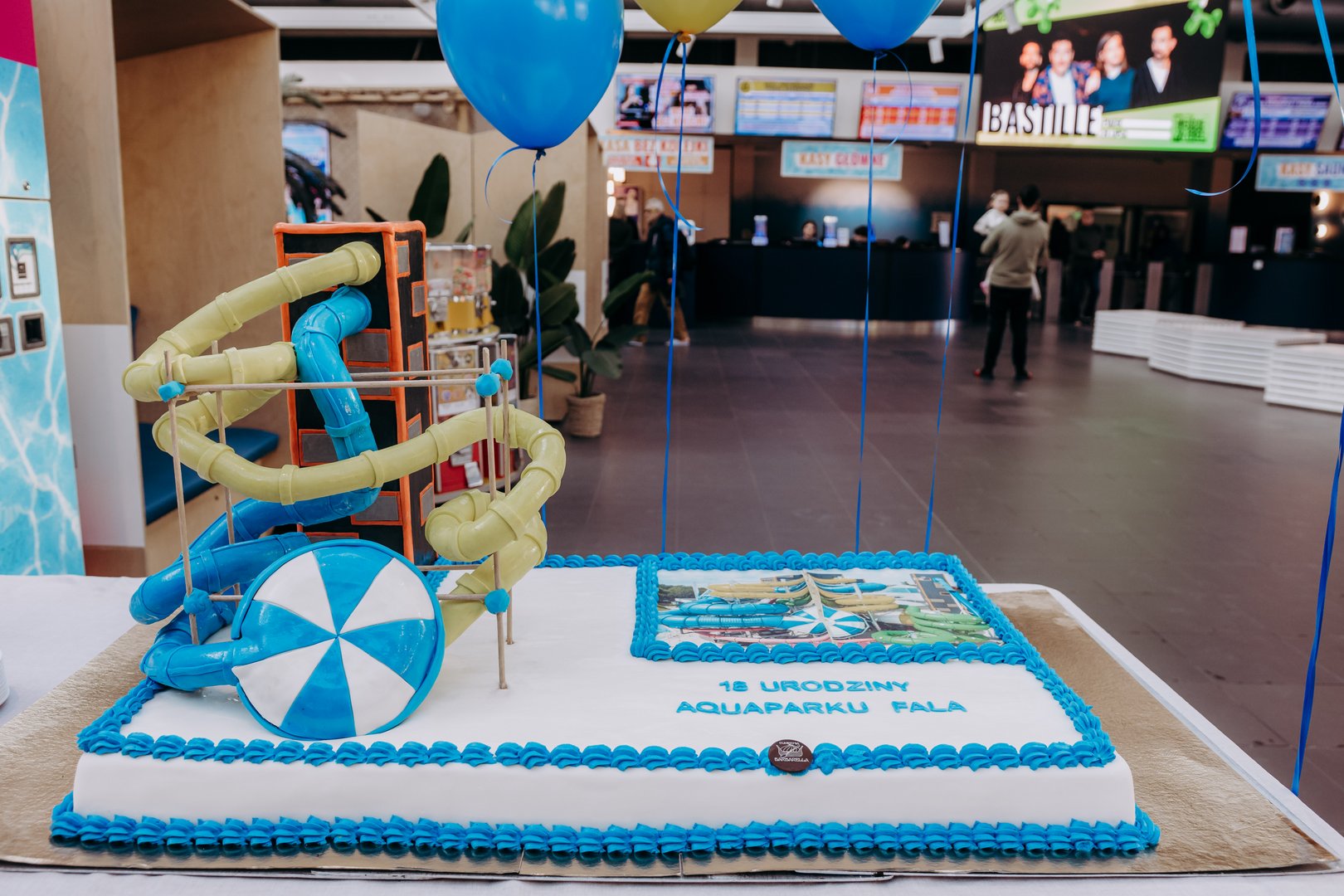 Tort aquaparku Fala