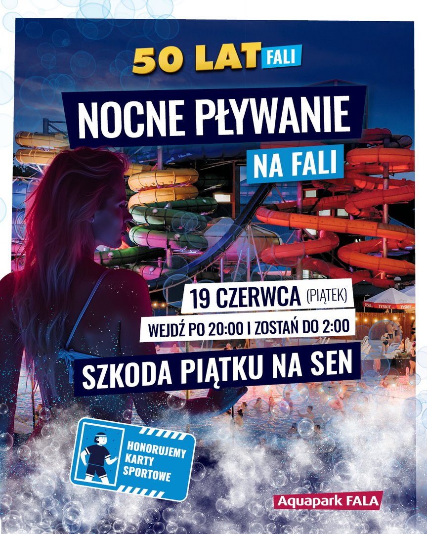 Nocne Pływanie na Fali